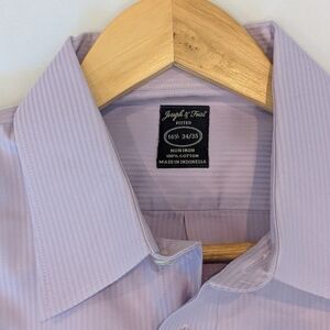 Joseph & Feiss Light Purple Dress Shirt, Size 16-1/2 and 34/35